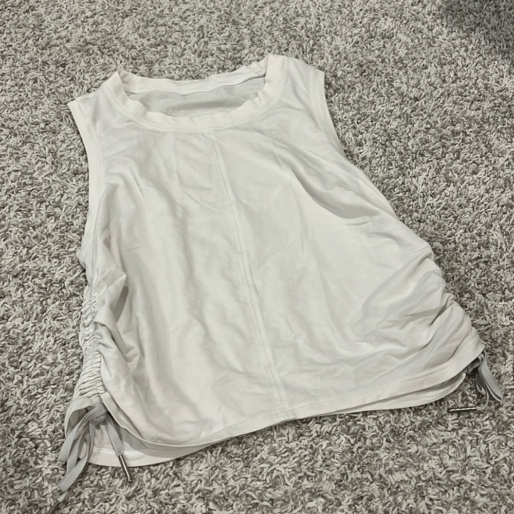 lululemon white tank